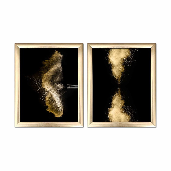 Wallity Cuadros Decorativos Enmarcados 23,5 x 28,5 cm (2 Piezas)